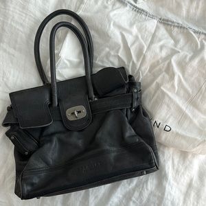 Liebeskind black leather satchel